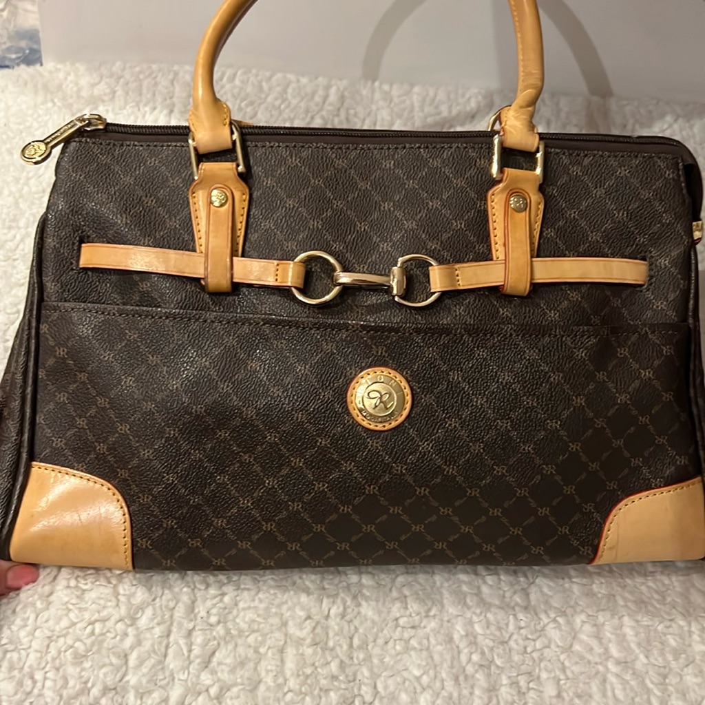 Rioni Signature Brown Princess Handbag